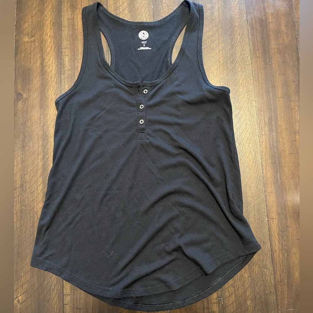 Black Racerback Tank Top